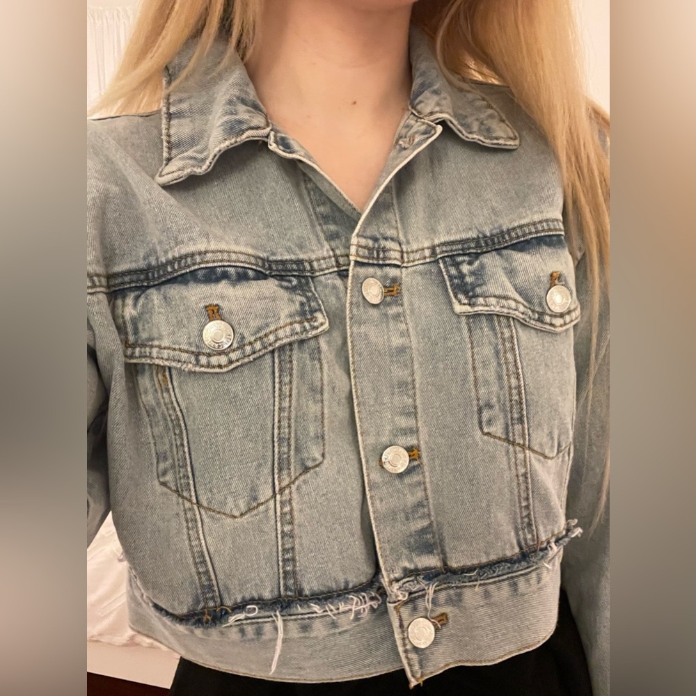 Y2K Denim Jacket size S Like New